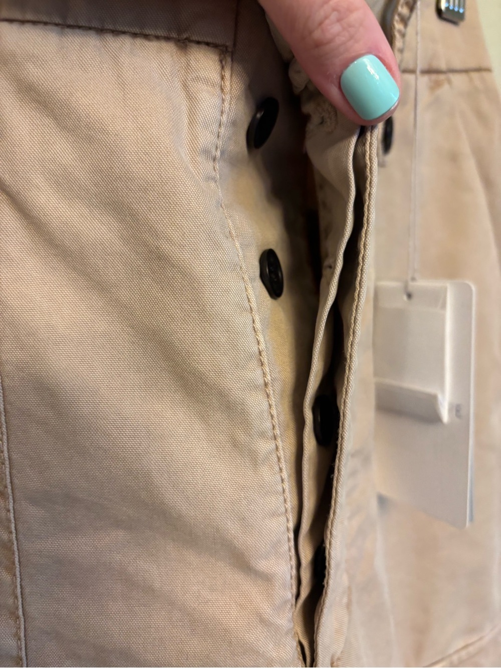 Zadig & Voltaire Cargo Pants Beige/Tan High-Rise Pilote Bord MSRP $278 - Picture 7 of 7